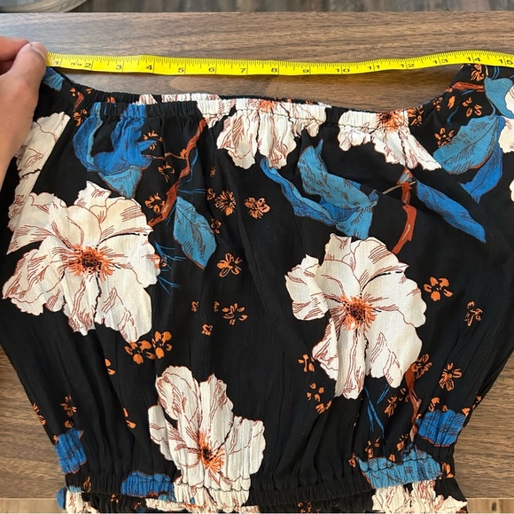 💕 billabong Floral Black Dress M - Picture 6 of 10